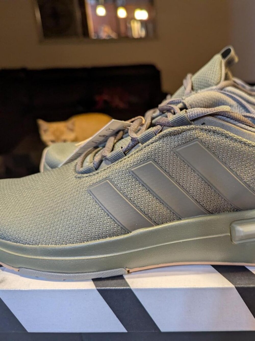 Adidas Racer TR23 Green Gray Men's 12 New in Box